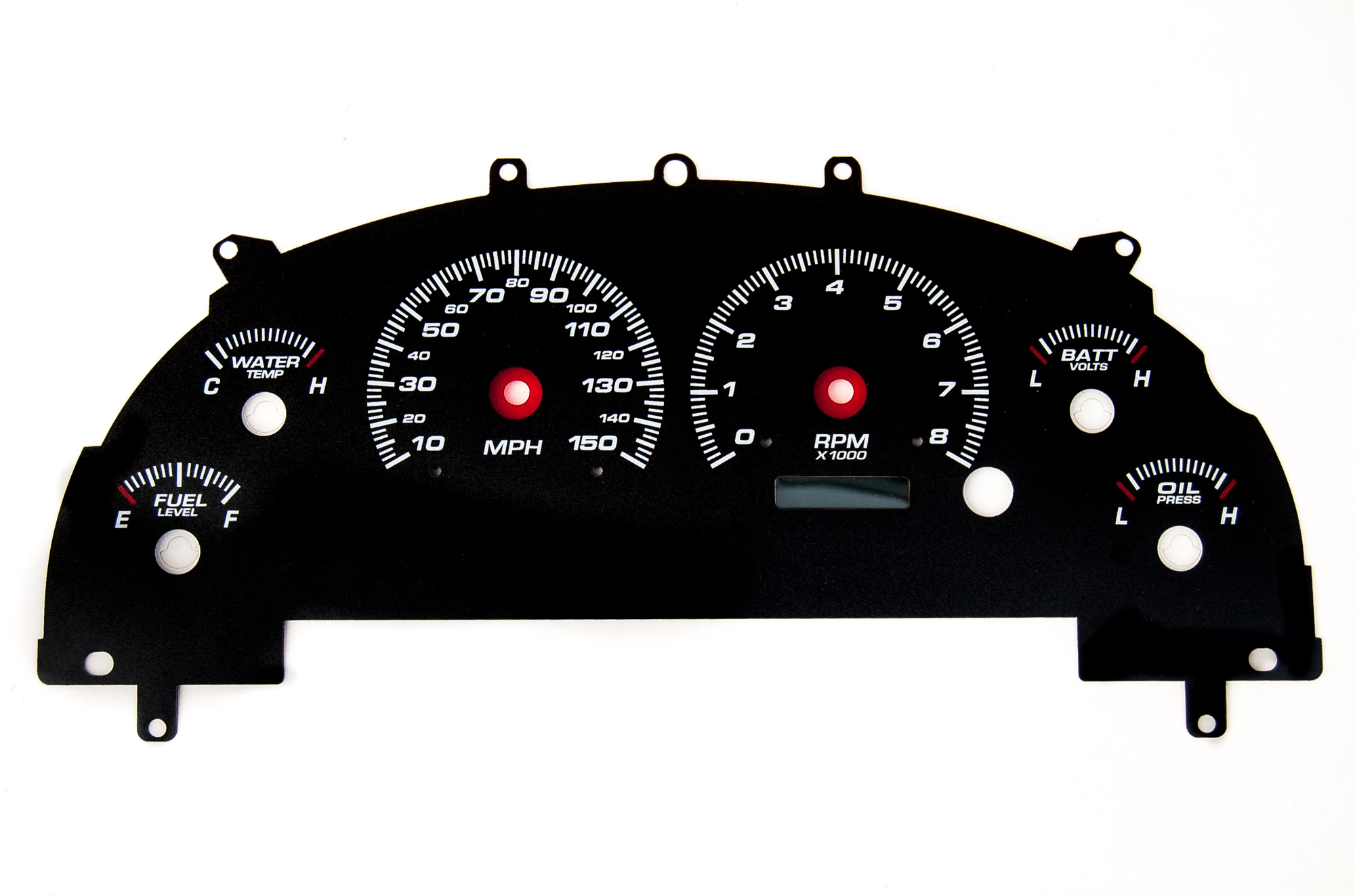 99-04 MUSTANG GAUGE OVERLAYS