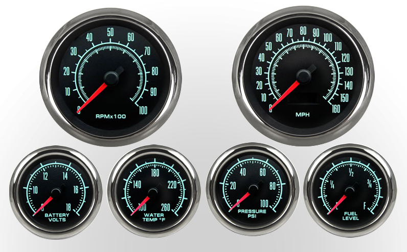 muscle car gauges musclecar gauges 69 camaro gauges mustang gauges