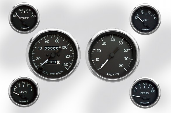 New Vintage 1940 series military aircraft gauges