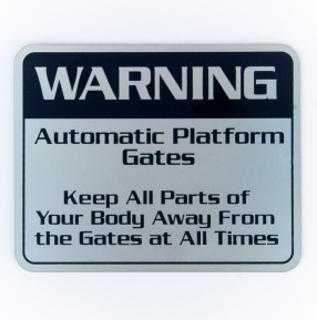 metal printed sign custom 